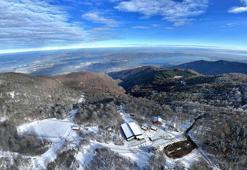 Kocaeli'de Kartepe beyaz örtüyle kaplandı