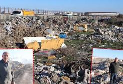 Boş araziye moloz ve çöp dökülmesine tepki gösteren mahalleli, çözüm bekliyor