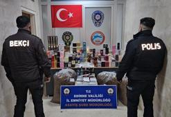 Edirne’de bir depoda sentetik ecza ve kaçak alkol ele geçirildi; 4 gözaltı