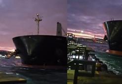 Beşiktaş'ta sürüklenen kuru yük gemisi son anda durdu