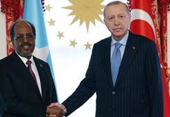 Cumhurbaşkanı Erdoğan Somali Cumhurbaşkanı ile bir araya geldi