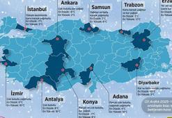 Yeni yılın ilk günü soğuk ve yağışlı hava etkili olacak