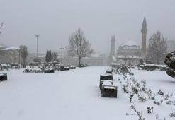 Sivas'ta kar yağışı