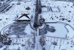 Muş'ta soğuklar nedeniyle Karasu Nehri dondu