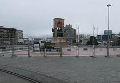 Taksim'de yılbaşı hazırlıkları