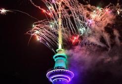 Pasifik'teki ada ülkesi Yeni Zelanda yeni yıla girdi