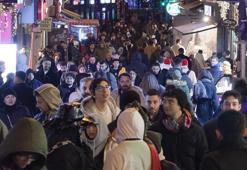 İstanbul'da yeni yıla saatler kala yoğunluk