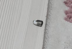 Aydın'da yorgun mermi çatıdan eve girdi