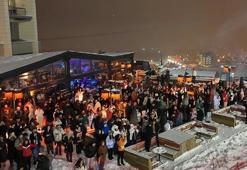 Palandöken’de kar altında yılbaşı