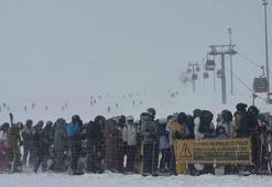 Erciyes’te yeni yıl yoğunluğu