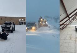 Mardin’de kar, kimine çile, kimine eğlence oldu
