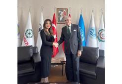 Fas Krallığı Türkiye Büyükelçisi Lazreq, ULUSKON Başkanı Atasoy’u ziyaret etti