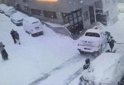 Kağıthane’de yokuştan kayan kamyonet kar topu oynayan çocuklara çarptı; sürücü tutuklandı