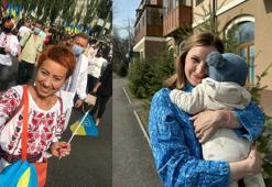 Kuşadası'na sığınan Ukraynalı savaş mağduru anne ve kızı, yeni yıldan barış diledi