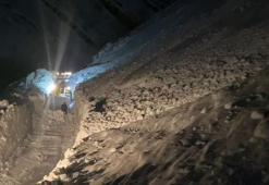 Şırnak'ta yola ve eve çığ düştü