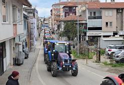 Çiftçiler, belediye arazilerinin satışa çıkarılmasını protesto etti