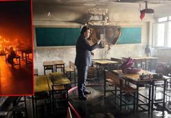 İlkokulda sınıfta yangın çıktı, eğitime 2 gün ara verildi