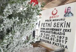 Şehit Fethi Sekin, Elazığ’da kabri başında anıldı