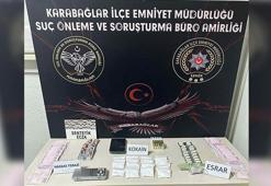 Otomobilde uyuşturucu ile yakalanan sevgililere gözaltı