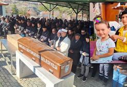Güvenlik görevlisinin öldürdüğü eşi ve kızı, son yolculuğuna uğurlandı