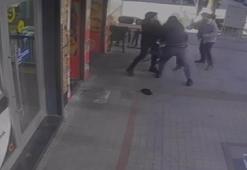 Pendik'te oyuncak silahla kuyumcu soygunu girişimi sonrası kavga kamerada; şüpheli tutuklandı