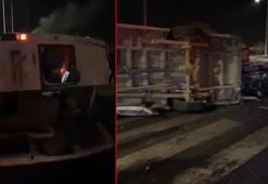 İşçi servis minibüsüyle hafif ticari araç çarpıştı: 1 ölü, 14 yaralı