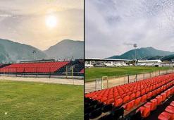 Fethiyespor'da Galatasaray maçı öncesi zemin önlemi