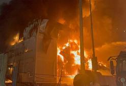 Malatya'da işçilerin kaldığı konteynerde yangın