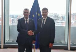 Bakan Bolat, AB Ekonomi ve Verimlilikten Sorumlu Komiser Dombrovskis ile görüştü
