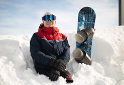 2 bacağı olmayan 'balık adam'ın kayak tutkusu