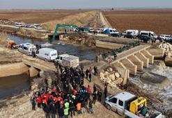 Şanlıurfa'da kanalda kaybolan sürücü, 80 kilometrelik alanda aranıyor