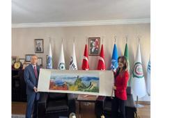 Çin'in Ticaret Ataşesi Li Bin'den ULUSKON'a ziyaret