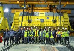 Akkuyu NGS'nin 2'nci Güç Ünitesi'nde turbojeneratör statoru kuruldu