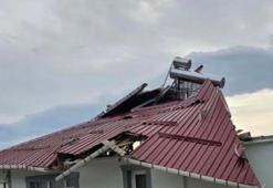 Ordu’da kuvvetli fırtına etkili oldu, 1 evin çatısı uçtu