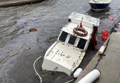 Bodrum'da tekneler suya gömüldü, yelkenli karaya oturdu