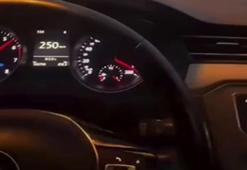 Otomobili ile hız yapan sürücü gözaltında