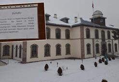 Erzurum Kongresi'nin yapıldığı tarihi bina ziyarete kapatıldı