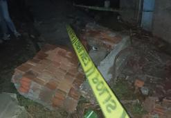 Bursa'da fırtınada üzerine devrilen duvarın altında can verdi