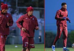 Trabzonspor'da yeni transfer Chibuike Nwaiwu antrenmana çıktı