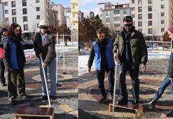 Oltu'da beyaz bastonla farkındalık