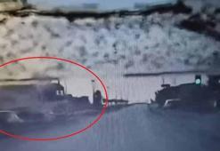 TIR'ın servis minibüsüne çarptığı kaza, araç içi kamerasında