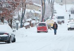 Karlıova'da yoğun kar yağışı