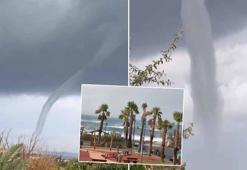 Hatay'da hortum çıktı; denizde dev dalgalar oluştu