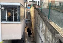 Çökme riski taşıyan istinat duvarının yanındaki apartmanda 5 daire boşaltıldı