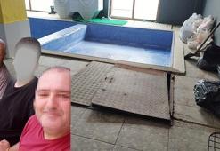 Babasını öldürüp havuzun deposuna gömdüğünü itiraf etti