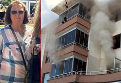 Yangın çıkan evde bıçakla öldürülmüş olarak bulundu