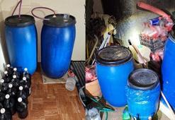 Tekirdağ'da 665 litre sahte içki ele geçirildi