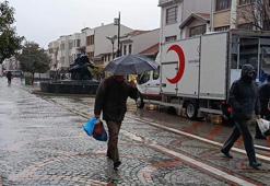 Trakya'da sağanak etkili oldu