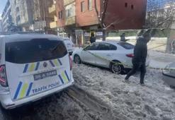 Çatıdan buz sarkıtı düştü; 1 yaralı