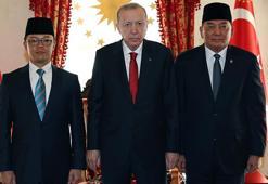 Cumhurbaşkanı Erdoğan, Endonezya Dışişleri ve Savunma Bakanlarını kabul etti